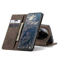 CaseMe Retro Wallet Card Slot Flip PU Leather Case pour RedMi Note 14 13 12 Pro Lite Plus pour Xiaomi Mi 13T 14T Poco X7 X6 Pro