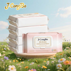 J.CongBo 80 lingettes humides non parfumées 100 % <span class=keywords><strong>eau</strong></span> pure pour nouveau-nés, lingettes nettoyantes à base d'<span class=keywords><strong>eau</strong></span> pour bébés, échantillon gratuit pour la maison - Product Image 2