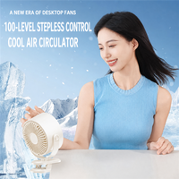 Nouveau ventilateur à pince 2026, vent puissant, super silencieux, rechargeable par USB, grande capacité, idéal pour dortoirs d'étudiants et utilisation au lit