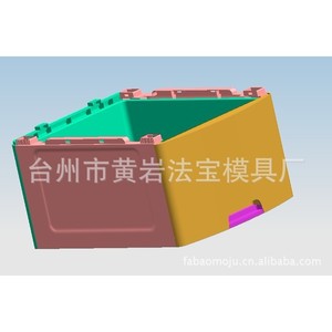 Injection Mold For <b>Stackable</b> <b>Plastic</b> <b>Drawers</b> P20 Material Multiple Parting Surfaces Horizontal Arrangement CNC EDM Processing - Product Image 2