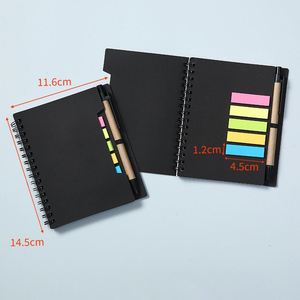 Cuaderno Espiral A6 con Tapa Decorativa, para la Escuela u Oficina, con Bolígrafo, Líneas Adhesivas, Diario, Agenda, Bloc de Notas - Product Image 4