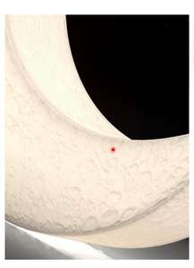 Lampe sur pied sculpturale de style nordique H59.1 pouces pour salon d'hôtel, grande lampe de sol, décoration créative intérieure/extérieure, lumière debout de luxe - Product Image 2