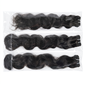 Extensions de cheveux humains indiens Remy, tissage machine, double trame, styles ondulés naturels et bouclés italiens, toutes couleurs, 100g - Product Image 1