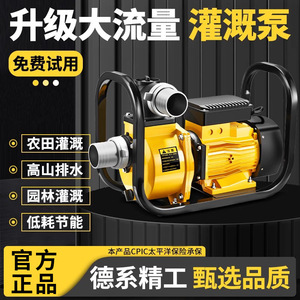 Self Priming Pump 220V 380V High Flow Centrifugal Water Pump For Agricultural Irrigation - Product Image 2