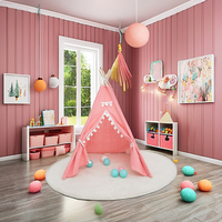Offre Spéciale tentes de dessin de bricolage de luxe pour enfants maisons de jeu d'intérieur pour enfants été chaud Double tente pliante pour toit de maternelle