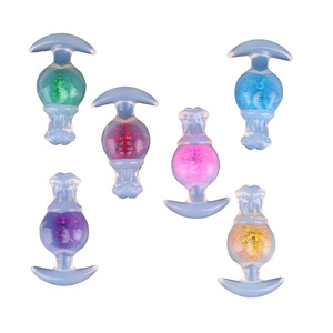 Tapón Anal de Bola de Cristal para Principiantes, Juguete Sexual de Silicona Suave para Estimulación Sexual, <span class=keywords><strong>Precio</strong></span> Al por Mayor, para Principiantes - Product Image 3
