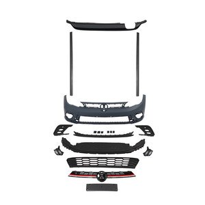 Juego Completo de Difusor de Faldones Laterales y Parachoques Delantero para <span class=keywords><strong>Volkswagen</strong></span> <span class=keywords><strong>Polo</strong></span> MK6.5 <span class=keywords><strong>2022</strong></span>+ Estilo Estándar/<span class=keywords><strong>GTI</strong></span>/R-Line, Actualización al Estilo MK6.5 <span class=keywords><strong>Polo</strong></span> <span class=keywords><strong>GTI</strong></span> - Product Image 5