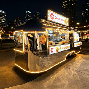 Selling Fast Mobile Hot Dog Vans Cart Trailer Bbq <b>Grill</b> for Street Food - Product Image 1
