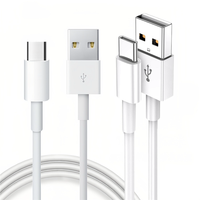 Câble de charge USB 1M 3FT USB-A vers Type-C 8 broches, câble de synchronisation de données USB Type C 8 broches, charge rapide pour iPad, iPhone, Samsung, Huawei