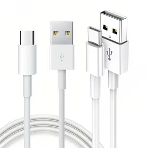 1M 3英尺USB A至C型8针USB充电器线C型8针USB数据同步快速充电电缆，适用于ipad iPhone三星华为