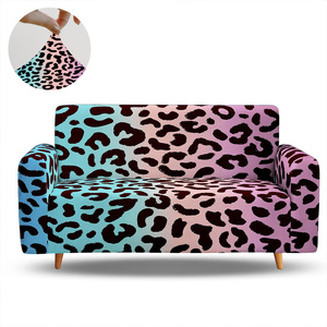 Kişiselleştirilmiş leopar tasarım 3 koltuk elastik kapak oturma odası sihirli Fittted kanepe koruyucu kapak - Product Image 2