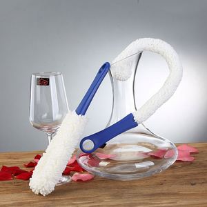 Home Multifunctional Wine Glass Cleaner Decanter <b>Brush</b> Reusable Cleaning Beads Glass Cup Tool for Daily Kitchen Bar Use - Product Image 3