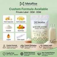 Poudre de lait de chèvre adulte 100% pure, vente en gros d'usine, formule riche en protéines, calcium et probiotiques, douce et facile à digérer