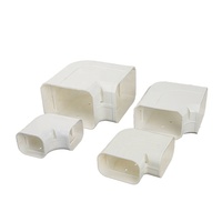 Kit de couverture décorative en PVC pour tuyaux de climatiseur, protection durable pour ligne de climatisation, résistant aux UV, imperméable, installation facile