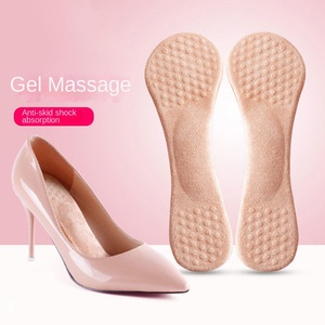 Solette Sportive Comfort da <span class=keywords><strong>Donna</strong></span> Autoadesive in Gel di Silicone per <span class=keywords><strong>Scarpe</strong></span> con Tacco Alto, Antiscivolo, Mezza Soletta a Sette Punti per Sandali, Assorbenti del Sudore - Product Image 1