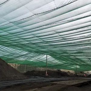 UV Diperlakukan Rumah Kaca Pertanian Naungan Net Plastik Hdpe Pertanian 100gsm Agrhijau Naungan Bersih