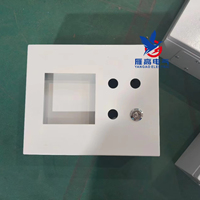 Boîtier de commande YanGao gris en acier avec trous d'ouverture, sécurité, durabilité, protection IP54