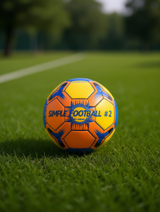 Semplice pallone da calcio taglia 2, resistente, per bambini - Product Image 2