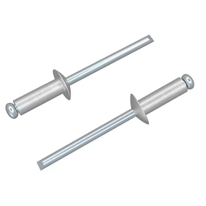 Rivet aveugle à tête ronde à extrémité ouverte en acier 30442A, rivet aveugle en acier inoxydable GB12618 M4 - Product Image 1