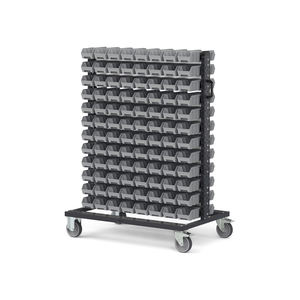 Fami Bin Cart 1067x668x1384mm chariot à petites pièces avec 192 Picking Box Conteneurs d'air - Product Image 1