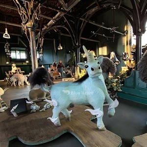 Tùy chỉnh mô phỏng cao animatronic con thú thần thoại động vật cổ điển của núi và sông si tượng bản sao tê giác Cổ Đại - Product Image 1