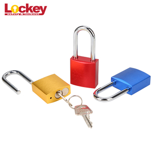 <strong>Security</strong> Hardened Durable Aluminum Padlock with Chrome Plated Shackle <strong>Red</strong> Key Alike Colorful Options - Product Image 6