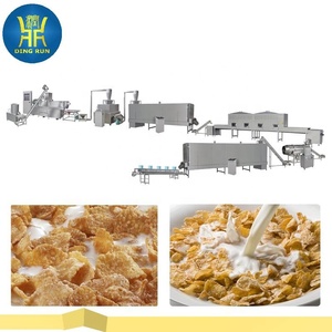 Vente chaude Industrielle de Haute Qualité Petit Déjeuner Instantané Céréales Maïs Avoine Granola Flocons Production Making Machine Line - Product Image 2