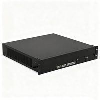 PC Industrial Integrado OEM ODM Intel I5 I7 I9 de 11ª-12ª Generación, 6 LAN, 4 RS232 COM, Montaje en Riel DIN, Computadora de Escritorio Industrial con Win10 Linux