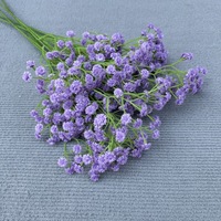 Décoration de fête de mariage à domicile, 108 têtes de fleurs de gypsophile, fleurs de gypsophile au toucher réel, fleurs artificielles de gypsophile