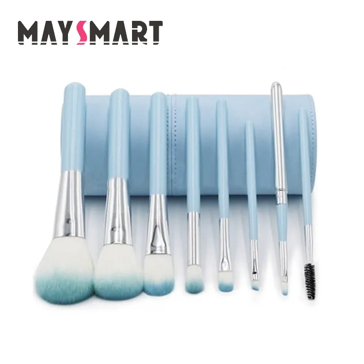 Makeup Brush Sets Cosmetic Tools Flat Foundation Beauty Tool Eyeliner Eyeshadow Brushes Set with Holder For Makeup