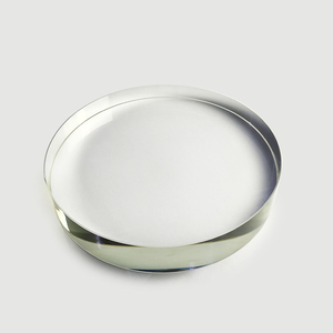 Vidrio Redondo <span class=keywords><strong>de</strong></span> Borosilicato Personalizado y Económico - 400 ° Resistente al Calor, Sin Pulido, para Aplicaciones <span class=keywords><strong>de</strong></span> Iluminación Solar - Product Image 1