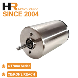 Motor Rotatorio Pequeño de CC sin Núcleo con Escobillas de 17mm, Imán Permanente, 12V 24V, Baja Velocidad, Alto Torque para Abridor de Cortinas Eléctrico - Product Image 1