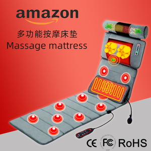 <span class=keywords><strong>Matelas</strong></span> <span class=keywords><strong>de</strong></span> massage chauffant électrique VCT-FE8306 avec fonction Shiatsu et thérapie thermique pour soulager les douleurs au cou, au <span class=keywords><strong>dos</strong></span>, aux lombaires et aux jambes - Product Image 5