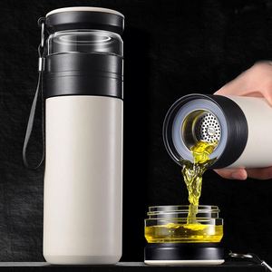 Vaso Térmico de Acero Inoxidable de 500 ml con Logotipo Personalizado, Filtro Separador, Botella de Agua Aislada y Botella de Perfume con Forma de Diamante - Product Image 2