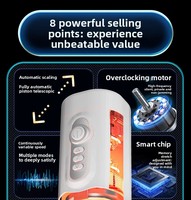 Godet de masturbation rétractable avec vibration automatique, jouet sexuel gonflable pour hommes
