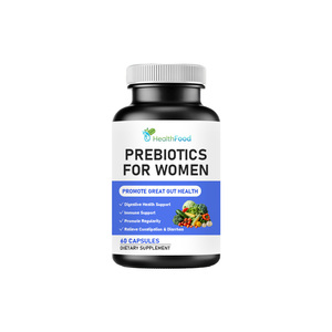 Manufacturer Supply Immune Support Probiotics Prebiotics Capsules with Burdock Root Promote Digestion Dietary <b>Supplement</b> 60 Caps - Product Image 1