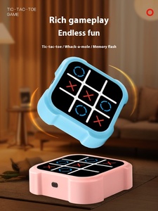 Juguete <span class=keywords><strong>de</strong></span> plástico educativo todo en uno Tic-Tac-Toe y tablero <span class=keywords><strong>de</strong></span> ajedrez para estudiantes <span class=keywords><strong>juego</strong></span> <span class=keywords><strong>de</strong></span> mesa multifuncional - Product Image 5