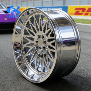 Cerchi in Lega Forgiati Deep Dish per Fuoristrada 20 22 24 Pollici 4x100 5x114.3 6x139.7 Monoblocco Personalizzati Argento Cromato per Pickup SUV - Product Image 3