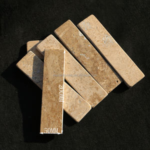 Baldosas de Piedra Natural de Travertino con Patrón de Espiga, Baldosas de Cal para Piso, Diseño Gráfico para Parquet Exterior - Product Image 3
