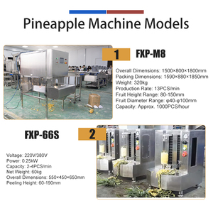 Máquina Peladora de Coco y Piña de Acero Inoxidable 304 de Uso Comercial, Alta Eficiencia y Fácil Operación - Product Image 2
