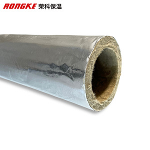 Rongke Rock <b>Wool</b> Insulation Pipe 200mm Compressive Strength <b>Thermal</b> Insulation For Pipeline And Storage Tank - Product Image 3
