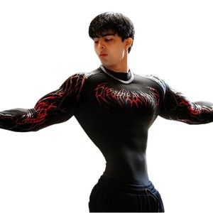 Camiseta Deportiva Transpirable de Secado Rápido para Hombre, Elástica, para Ciclismo y Entrenamiento - Product Image 2