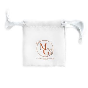Sacs en tissu satiné à cordon pour bijoux haut de gamme, sérigraphiés, personnalisables, vente chaude en usine, pour lingerie - Product Image 3