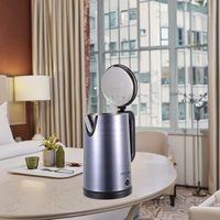Nouvelle tendance de conception moderne 1.8L 2L Bouilloire électrique de voyage portable sans fil 360 Base rotative Arrêt automatique pour le ménage