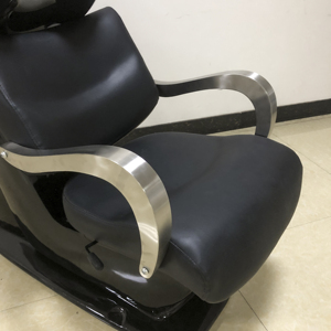 Factory Direct <b>Sales</b> of High-end Comfortable Electroplating Barber Shop Dedicated Semi-lying <b>Massage</b> Shampoo Bed - Product Image 2