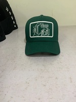 Gorra Trucker Formal de 5 Paneles de Mezclilla Bordada con Impresión Personalizada y Visera de Espuma Premium