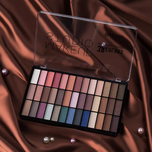 Palette d'ombres à paupières avec votre logo, 39 couleurs, pigment holographique, palette d'ombres à paupières, poudre d'ombres à paupières végétaliennes, vente en gros - Product Image 2