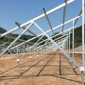 Custom Design Ground Easy Installation Universal Steel Solar Panel <strong>Pole</strong> Mount Bracket <strong>System</strong> - Product Image 5