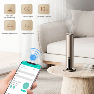 เครื่องกระจายกลิ่นน้ำมันหอมระเหยไฟฟ้าอัจฉริยะไม่มีน้ำในครัวเรือนหรูหราเชิงพาณิชย์สำหรับควบคุมแอปแบบไร้สายชาร์จไฟได้1ปี - Product Image 5