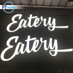 Letras <span class=keywords><strong>de</strong></span> Canal Acrílicas LED 3D Personalizadas, Letrero <span class=keywords><strong>de</strong></span> Plástico Blanco Opal Impermeable para Negocios, Tiendas y Restaurantes - Product Image 2